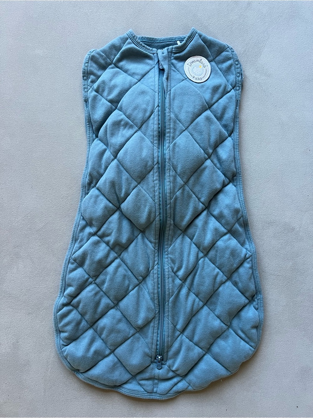 Blue Quilted Baby Sleep Sack - Brand: Dreamland Baby
